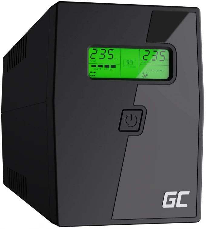 Green Cell Žalias Cell Žalias Cell ® UPS nepertraukiamo maitinimo šaltinis 600VA 360W su LCD ekranu