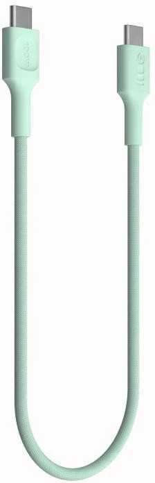 Green Cell Žalias Cell USB-C laidas 1.2 m 100 W Greencell PowerStream greito įkrovimo PD Mint Žalias