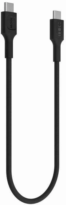 Green Cell Žalias Cell USB-C laidas 0.3 m 100 W Greencell PowerStream greito įkrovimo PD Panther Juodas