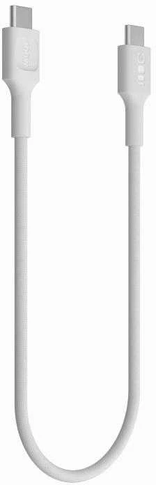 Green Cell Žalias Cell USB-C laidas 0.3 m 100 W Greencell PowerStream greito įkrovimo PD Snow Baltas