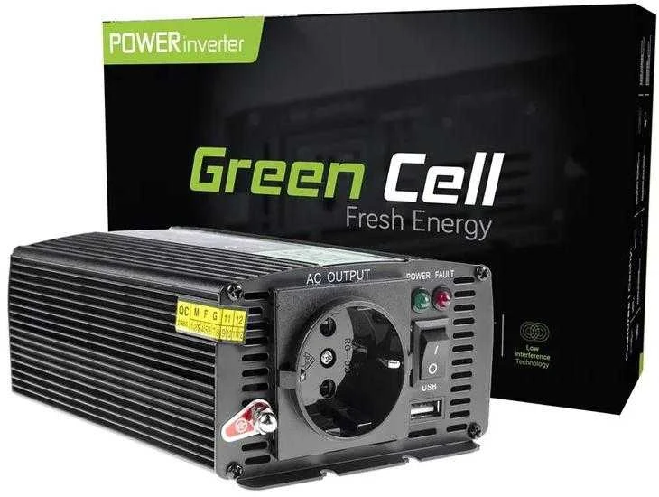 Žalias Cell Žalias CELL Car Power Inverter Keitiklis 24V į 230V 300W/600W