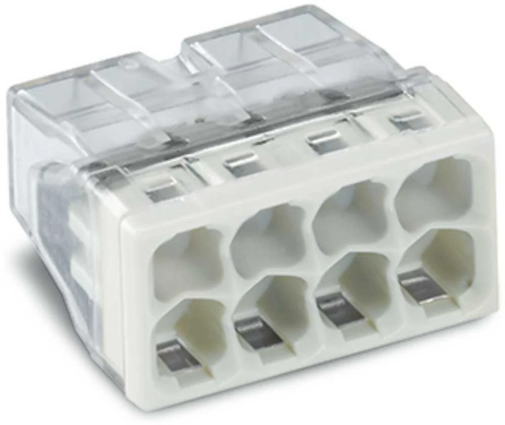 Jungtis 8x0.5-2.5mm balta WAGO