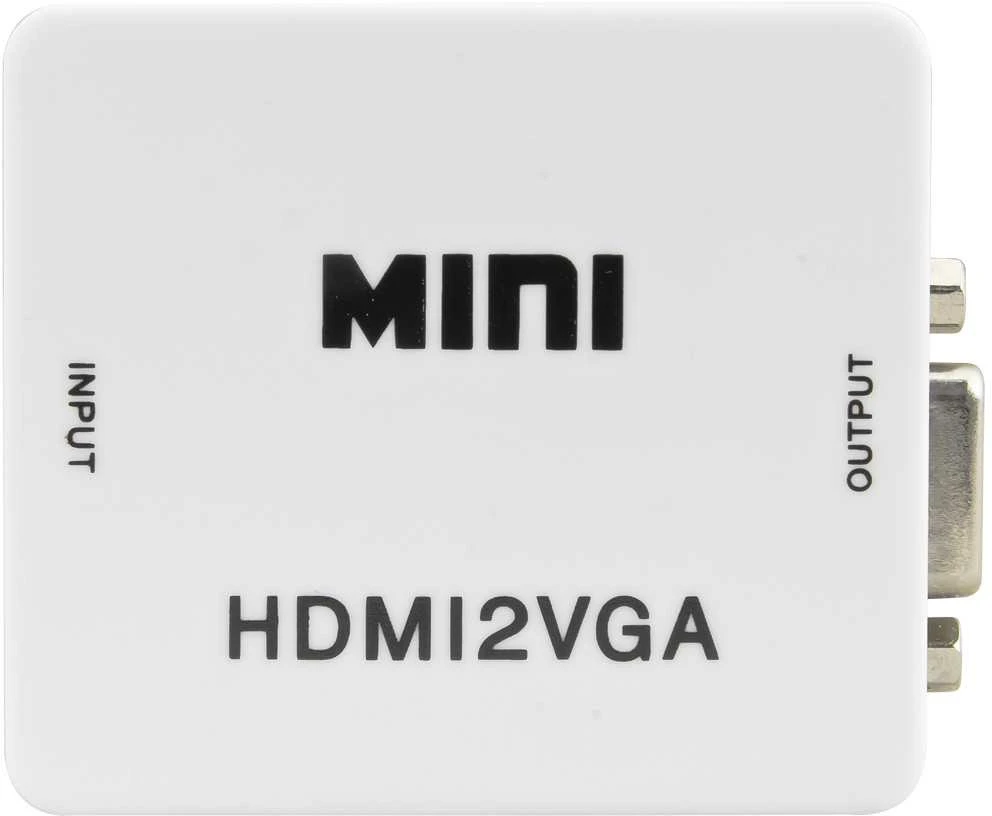Pulsar HDMI į VGA adapteris su jungčių žymėjimu