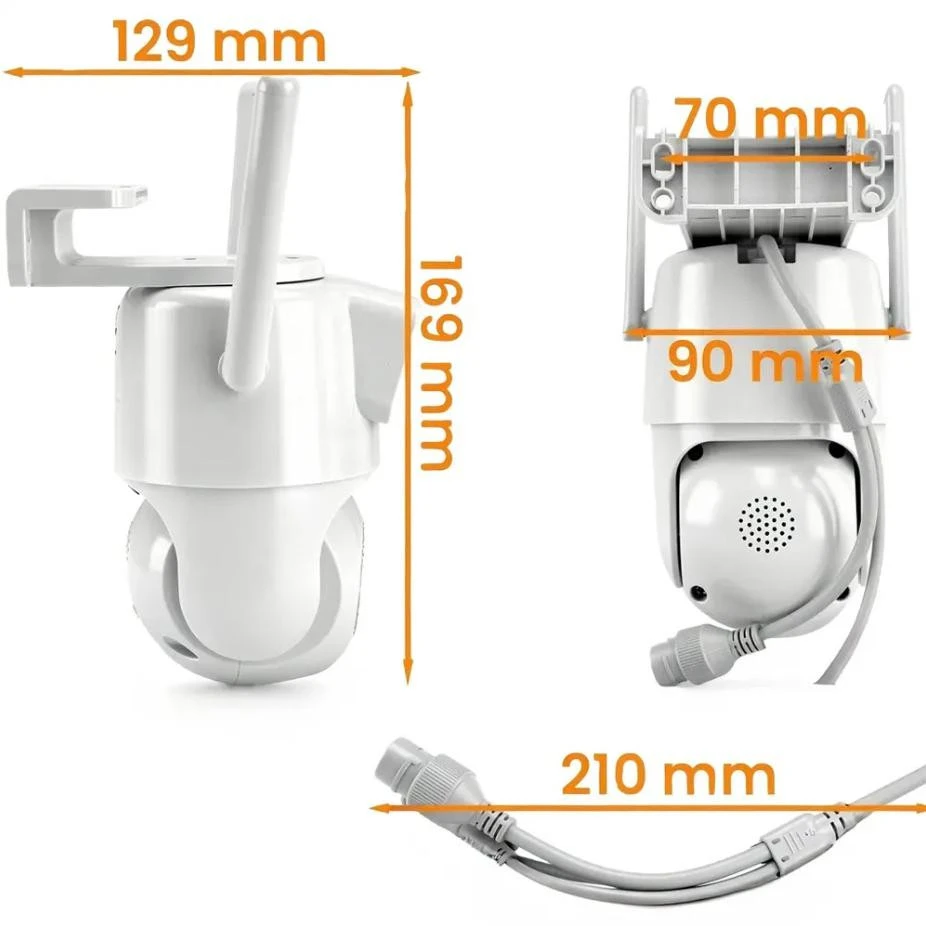 Hilook IP kamera Orllo TZ19 DUAL 4MP + 4MP Wi-Fi 4K AI