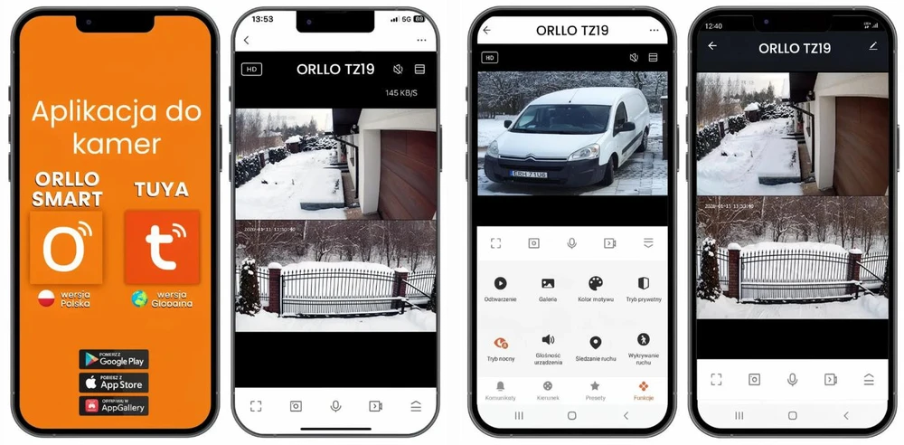 Hilook IP kamera Orllo TZ19 DUAL 4MP + 4MP Wi-Fi 4K AI