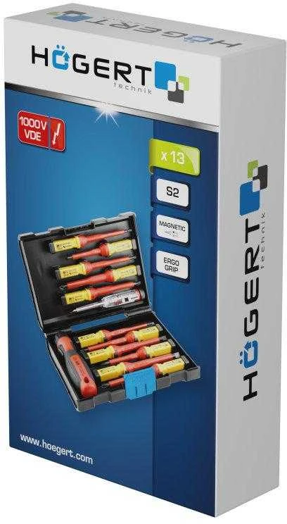 Atsuktuvų komplektas Hogert HT1S997; 13 vnt.
