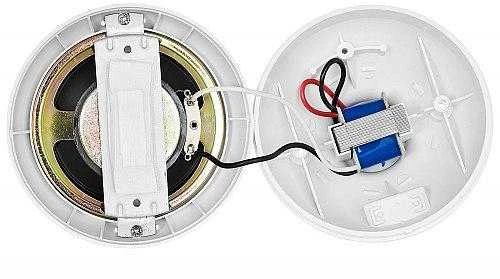 HQM-SK313 rutulinis garsiakalbis 3W 100V E27 sriegis Baltas