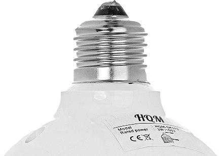 HQM-SK313 rutulinis garsiakalbis 3W 100V E27 sriegis Baltas