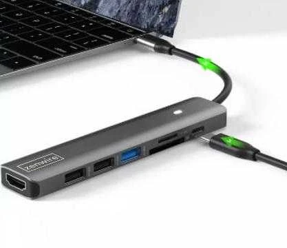 Šakotuvas Stotis/Replikatorius Zenwire USB-C (0000000321)