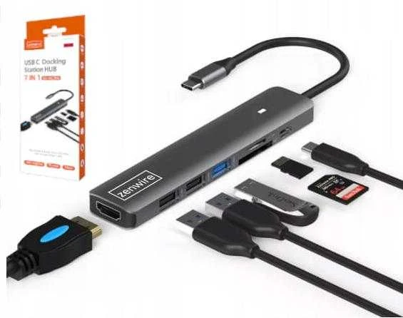 Šakotuvas Stotis/Replikatorius Zenwire USB-C (0000000321)