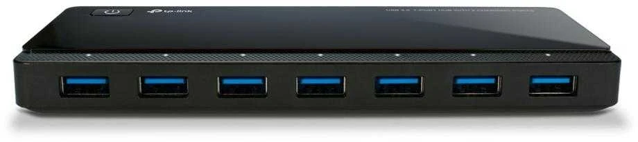 Adapteris - USB Hub TP-Link UH720 9-Port USB 3.2 Gen 1 5000 Mbit/s Juodas