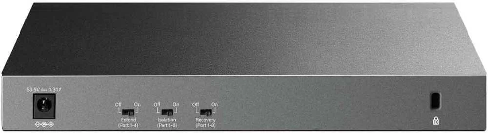 TP-LINK | 10 prievadų Gigabit Desktop Switch su 8 prievadų PoE+ | LS1210GP | Nevaldomas | Darbalaukis