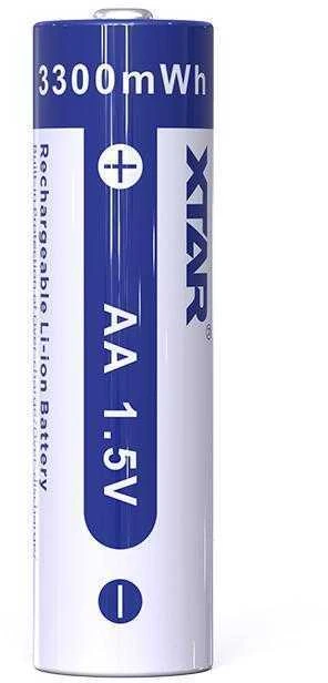 Įkraunamos baterijos R06 / AA 1.5V Xtar 2000mAh (4 vnt. dėžutėje) su apsauga
