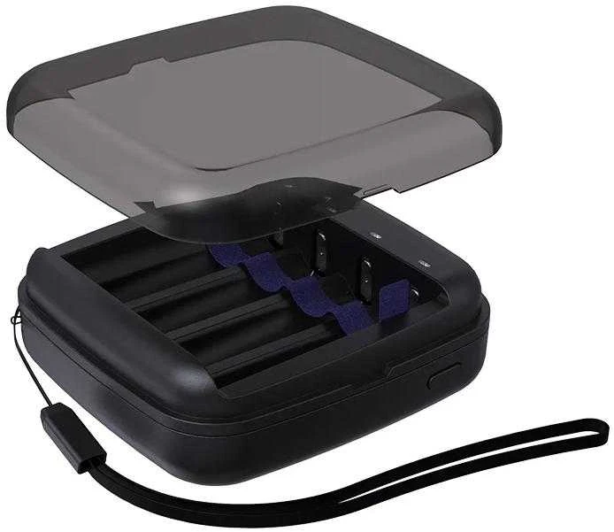 Cilindrinių ličio jonų akumuliatorių įkroviklis 1,5 V / Ni-MH AA / AAA Xtar BC4