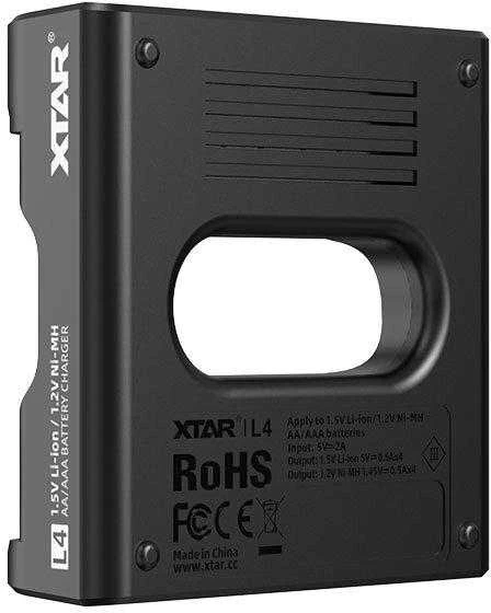 Xtar Įkroviklis - R03/AAA R6/AA Li-ion/NiMH 4 Lizdai USB-C