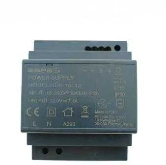 DIN bėgelio ESPE HDN-10012 12V/85W/7.1A JUNGIMO MAITINIMAS
