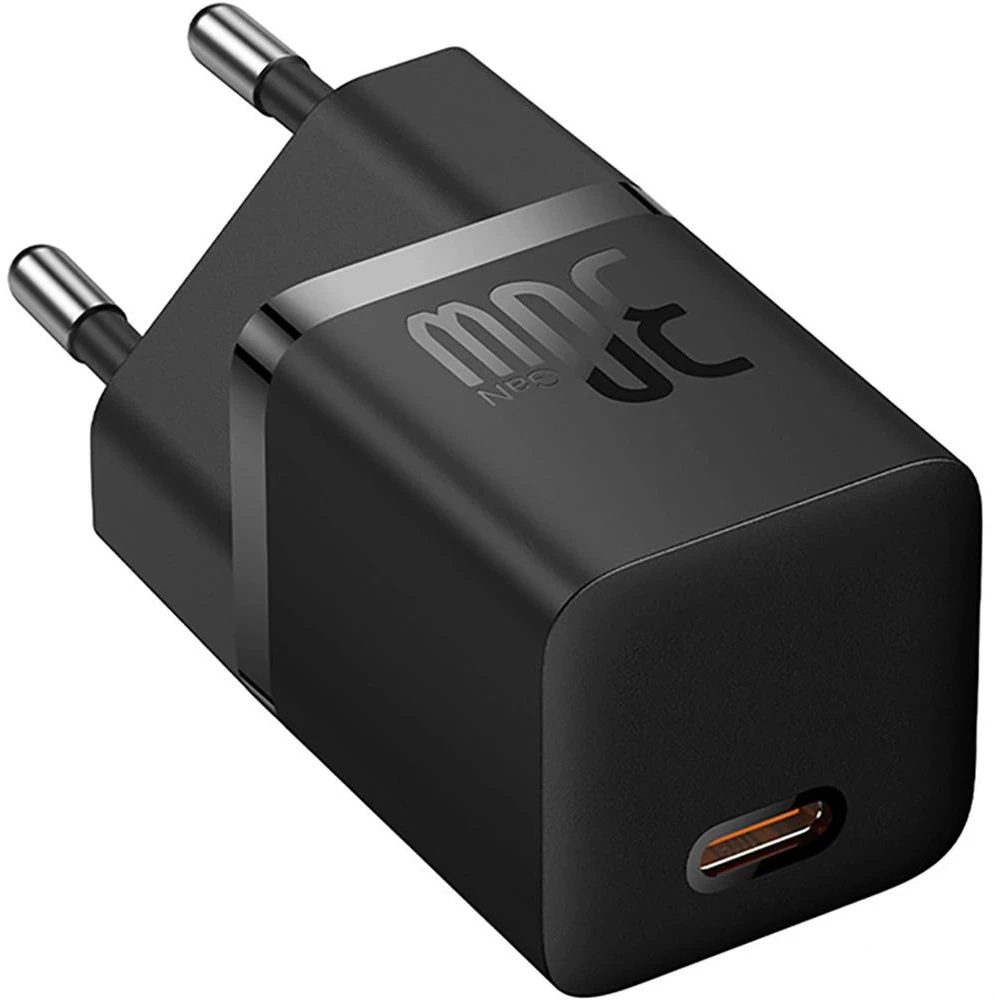 Baseus GaN5 30W su kablem 100W USB-C do USB-C - juoda