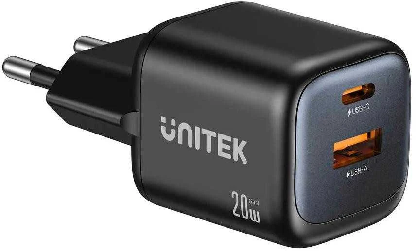 UNITEK Zeno Universal Juodas AC Fast charging Indoor