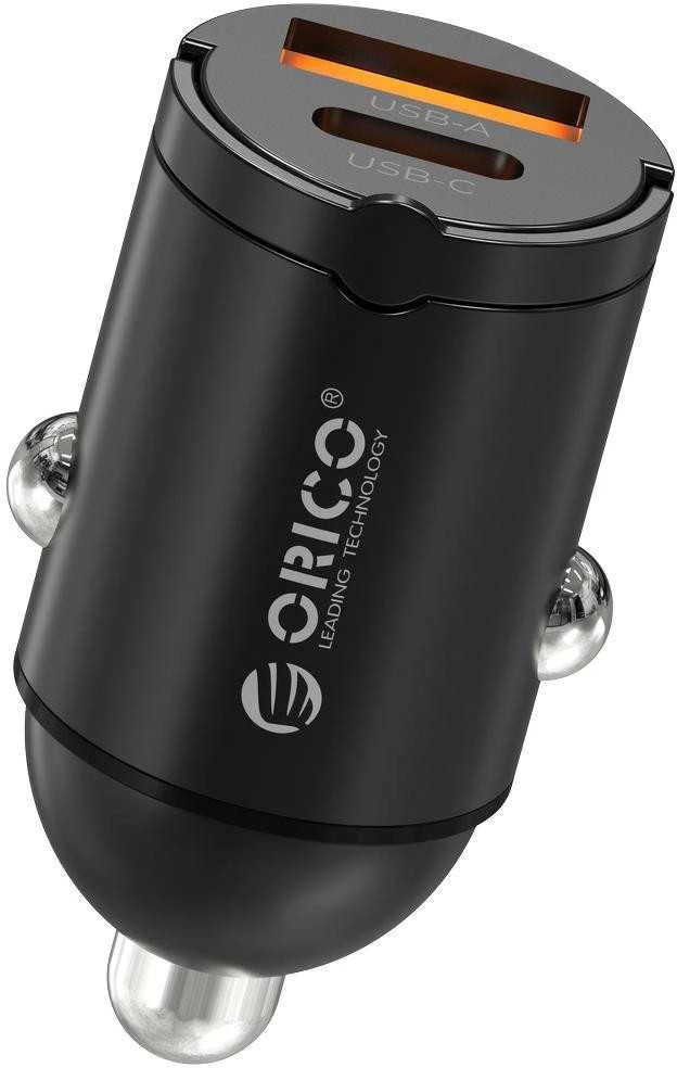 Orico Įkroviklis automobilis, 2 × USB-C, 30W