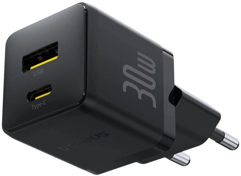 Baseus Palm 30W USB-C USB-A - juoda