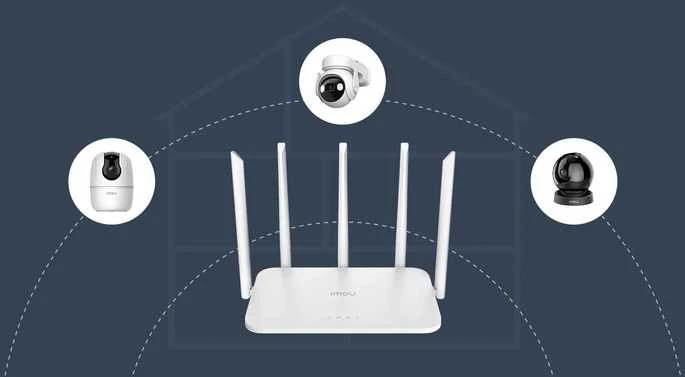 IMOU HR12G dviejų juostų WiFi maršrutizatorius