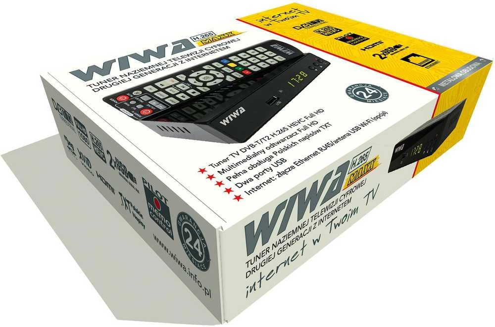 TV Priedėlis - WIWA 2790Z H.265 Full HD Juodas