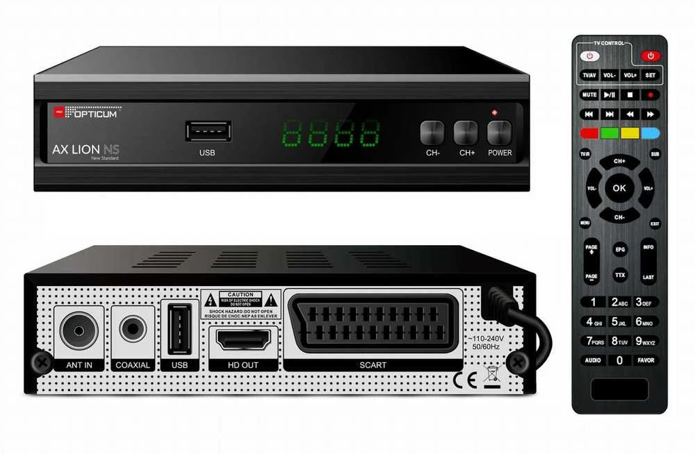„Opticum AX Lion“ DVB-T2/C NS H.265