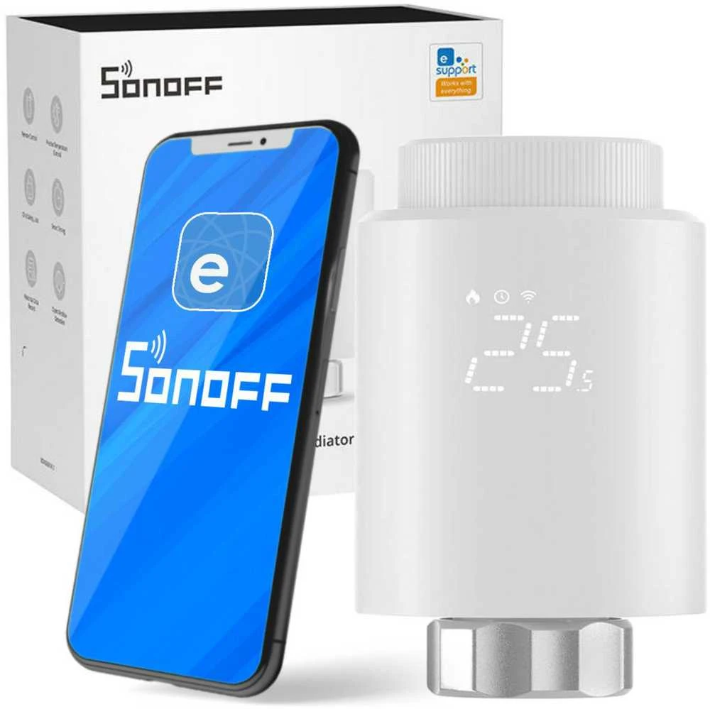Sonoff TRVZB Zigbee termostatinis radiatoriaus vožtuvas