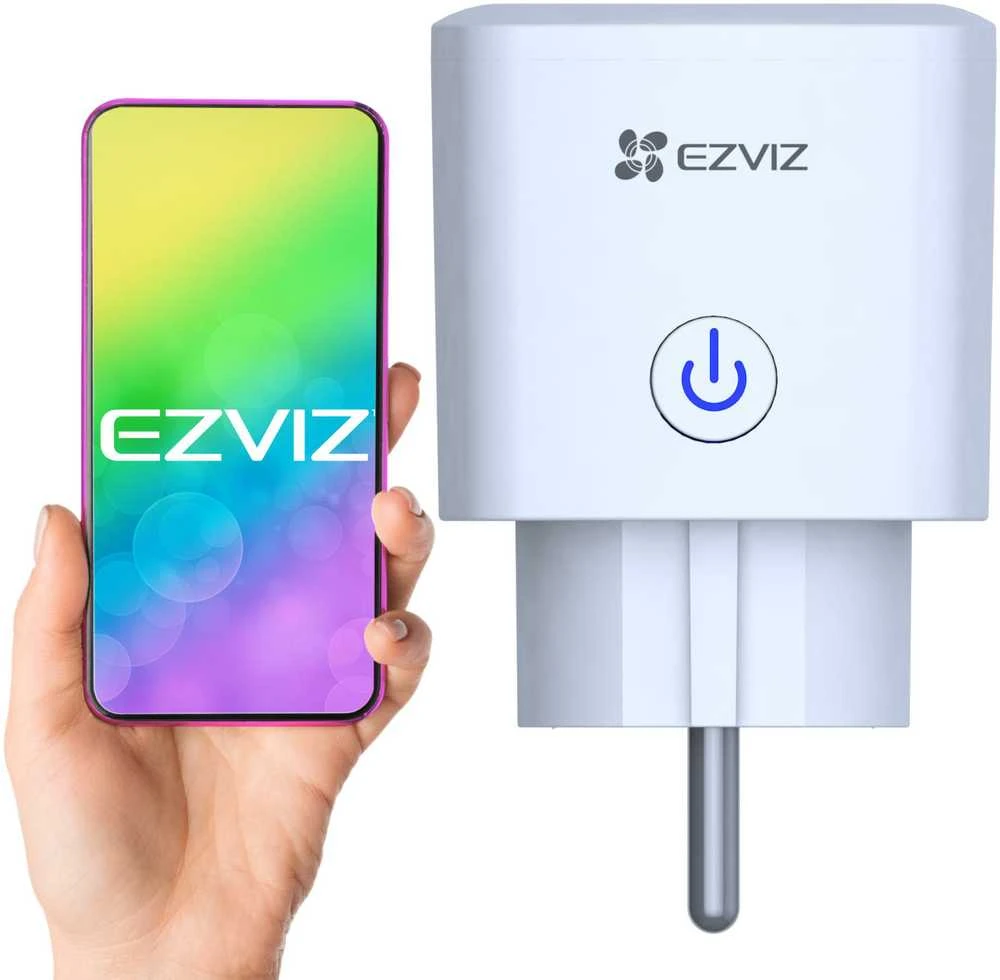 EZVIZ | Išmanusis kištukas su energijos suvartojimo stebėjimo prietaisu (ES standartas) | CS-T30-10B-E | Baltas