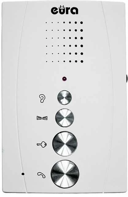 INTERPHONE 'EURA' ADP-51A3 'DIFESA' - 1 šeima, 2 uniphone, domofonas, baltas
