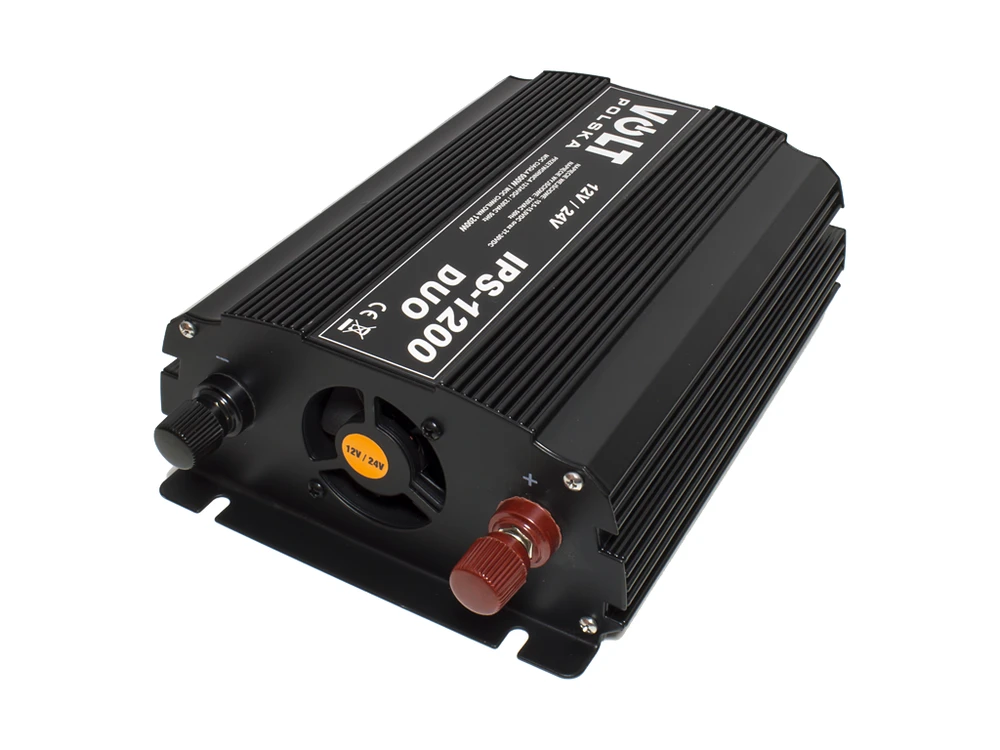Nvox Įtampos keitiklis voltas ips 1200 duo 12/24/230v (600/1200w) + usb