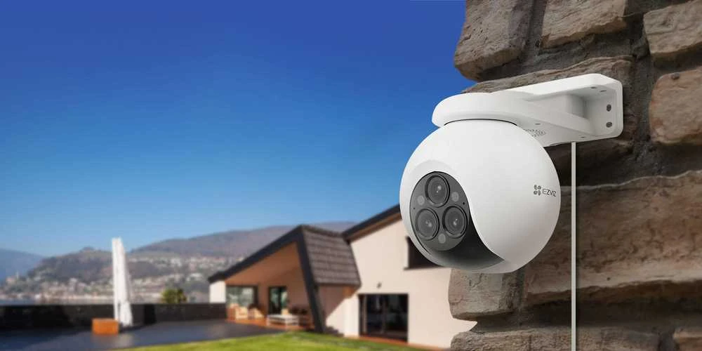 EZVIZ CS-H80f valdoma WIFI lauko kamera, 4MP+4MP+4MP