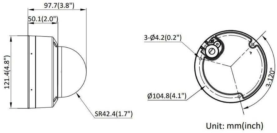 Hikvision DS-2CD1121G2-LIU 2,8 mm PL