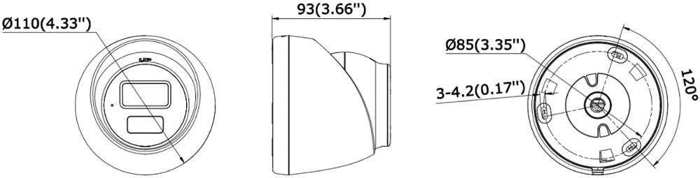 Hikvision DS-2CD1361G2-LIU 2.8mm
