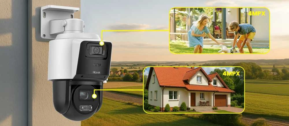 „Carruzzo“ IP kamera „Hilook PTZ-D4-Pro“ 8MP (4MP + 4MP)