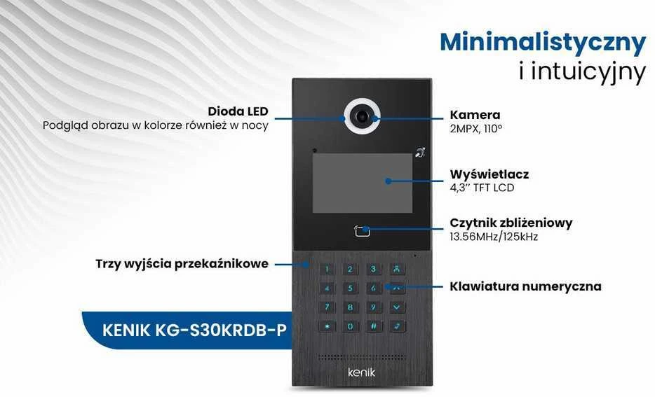IP vartų stotis KENIK KG-S30KRDB-P