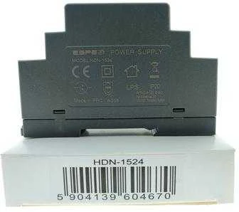 IŠJUNGIMO MAITINIMO TAIKYMAS DIN bėgeliui ESPE HDN-1524 24V/15W/0.63A