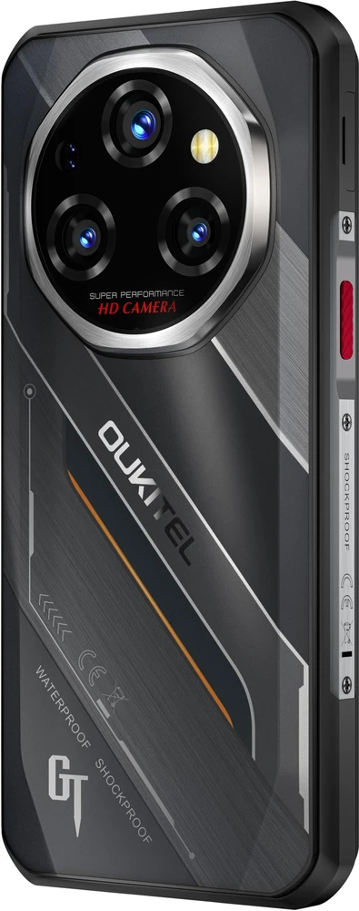 Oukitel WP62 6,58″ Išmanusis telefonas Dual SIM Android 15 5G USB Type-C 8 GB 256 GB 11000 mAh Juodas
