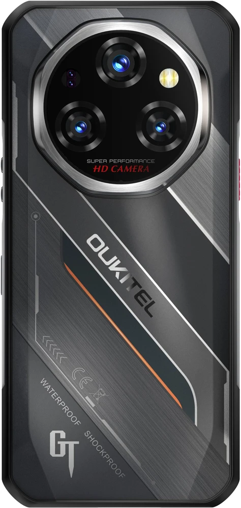 Oukitel WP62 6,58″ Išmanusis telefonas Dual SIM Android 15 5G USB Type-C 8 GB 256 GB 11000 mAh Juodas
