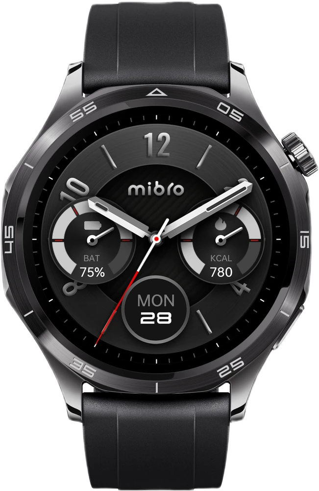 Išmanusis laikrodis Mibro Watch GT (juoda) (2 paski w zestawie)