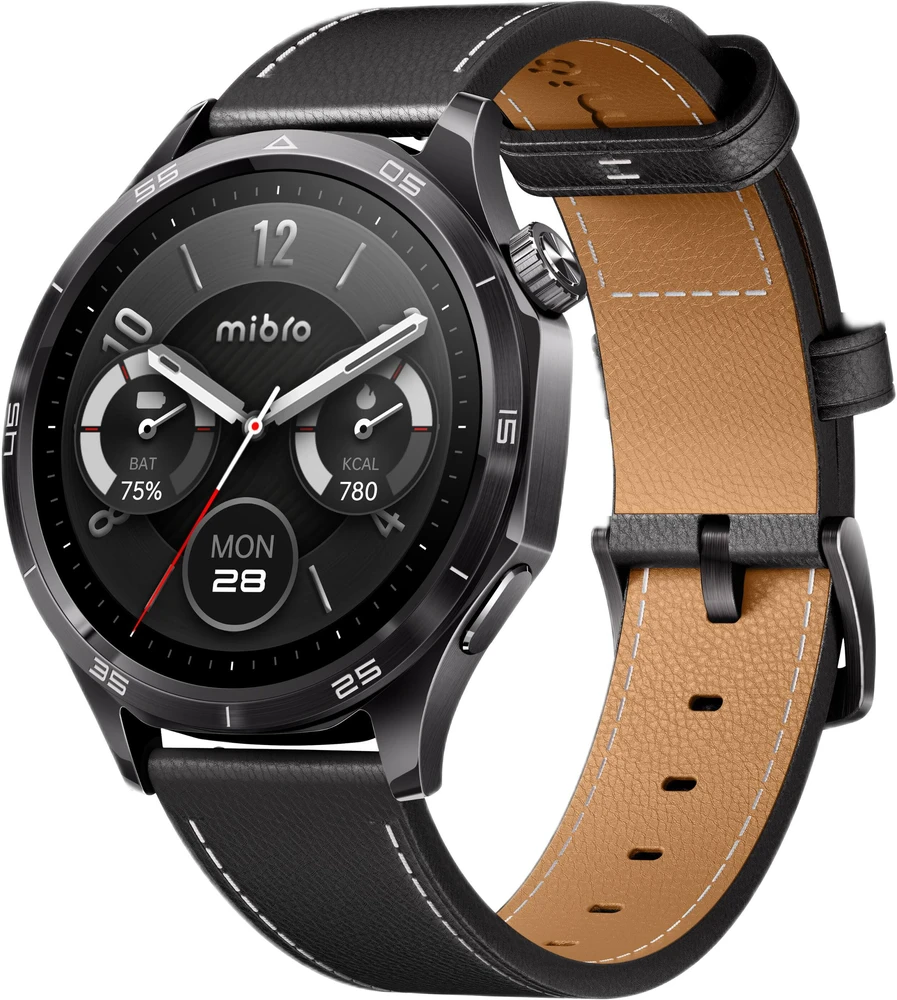 Išmanusis laikrodis Mibro Watch GT (juoda) (2 paski w zestawie)