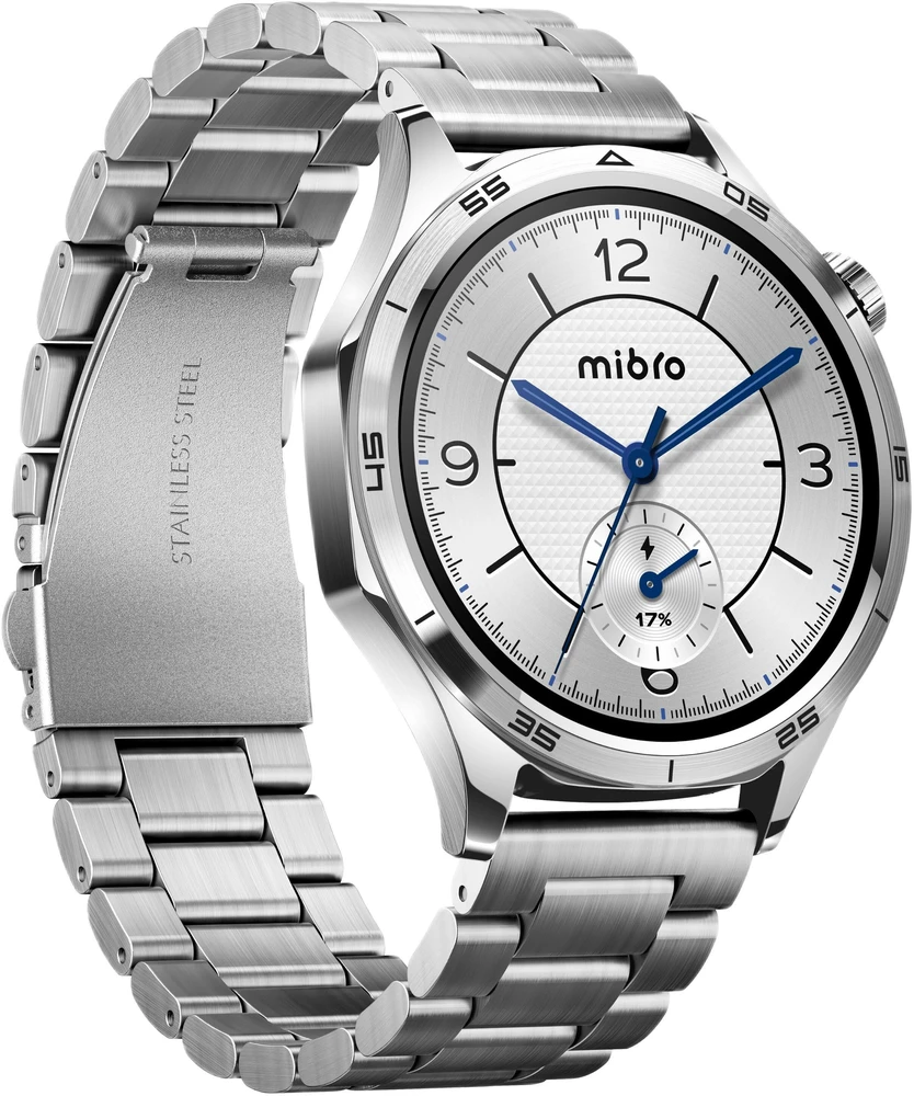 Išmanusis laikrodis Mibro Watch GT (sidabrinė) (2 paski w zestawie)