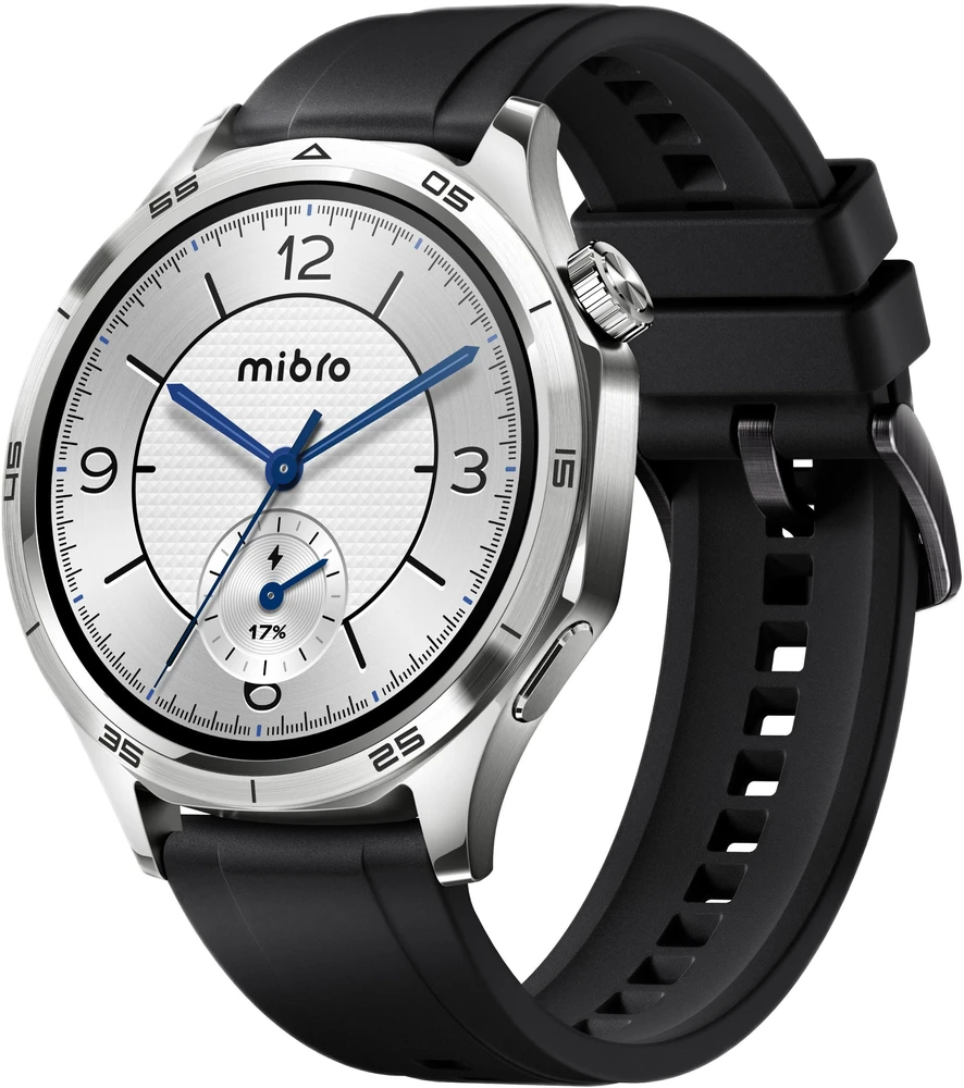 Išmanusis laikrodis Mibro Watch GT (sidabrinė) (2 paski w zestawie)