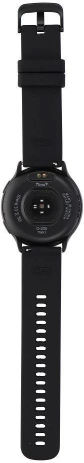Išmanusis laikrodis TITMO O-200 (GPS, AMOLED, bluetooth call, silicone strap) juodas