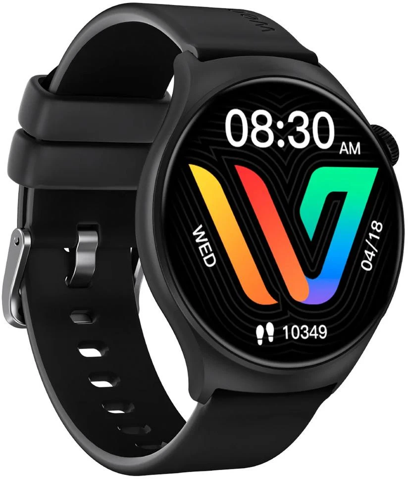 Weofly Curve Išmanusis laikrodis - Multifunction Watch Bluetooth 5.3 Juodas