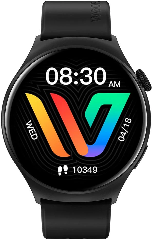 Weofly Curve Išmanusis laikrodis - Multifunction Watch Bluetooth 5.3 Juodas
