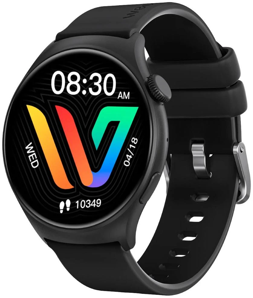Weofly Curve Išmanusis laikrodis - Multifunction Watch Bluetooth 5.3 Juodas