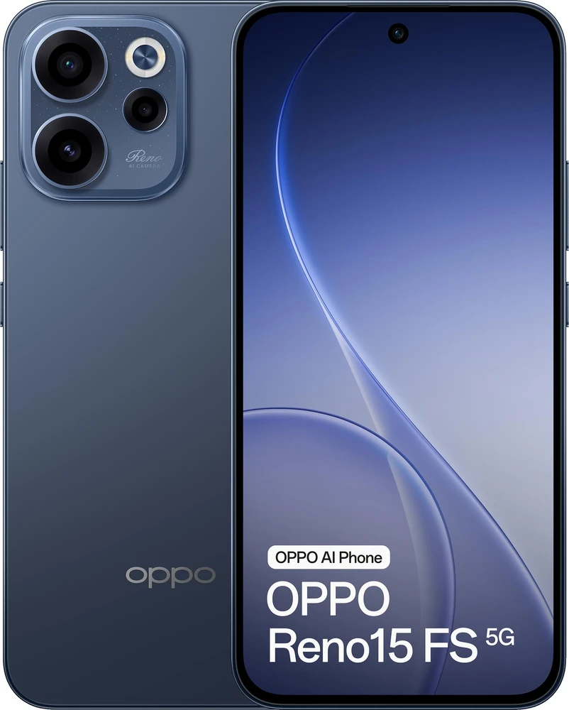 Išmanusis telefonas Oppo Reno15 FS 5G Dual Sim 8GB RAM 512GB – Twilight Juodas