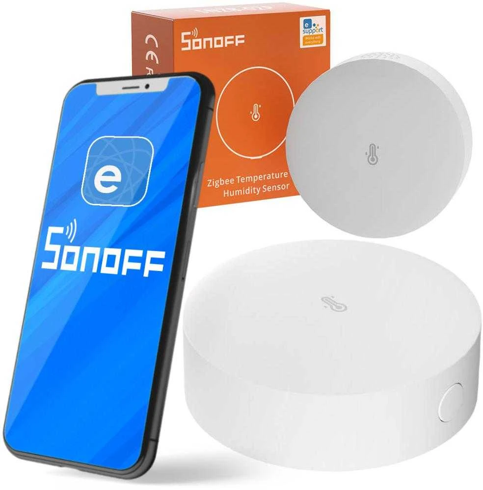 Sonoff SNZB-02P Zigbee 3.0 temperatūros ir drėgmės sensorius