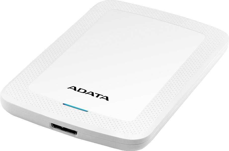 Išorinis kietasis diskas Adata HV300 1TB, 2.5", USB 3.1, Baltas